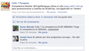 Calle 7 Paraguay Facebook