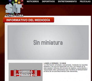 SNT Informativo del mediodía SNT Informativo del mediodía