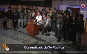 Se despide el staff de la tv pública Foto: @jjorrge